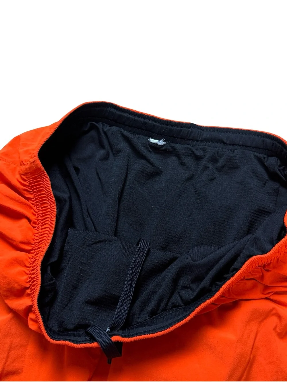 Mens Polo Ralph Lauren Sport Orange Athletic Lined Running Shorts Size M